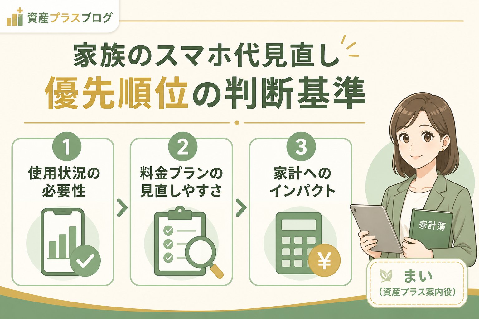 固定費見直し 家族のスマホ代見直しにおける優先順位の判断基準