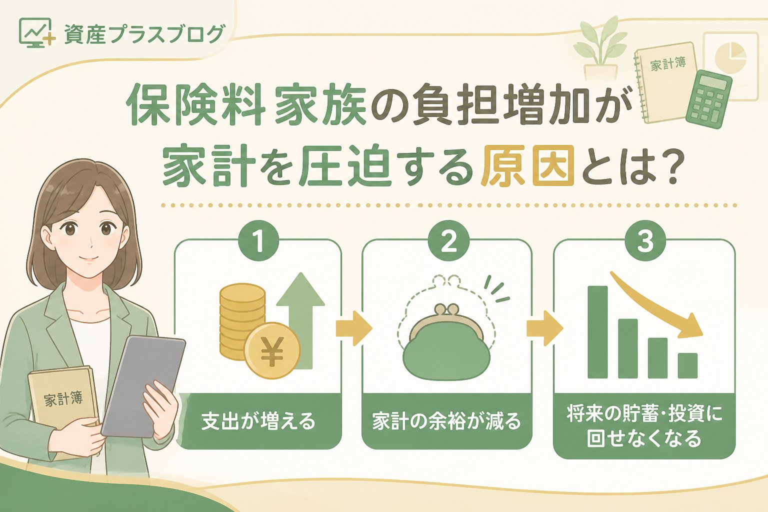 固定費見直し 保険料家族の負担増加が家計を圧迫する原因とは?