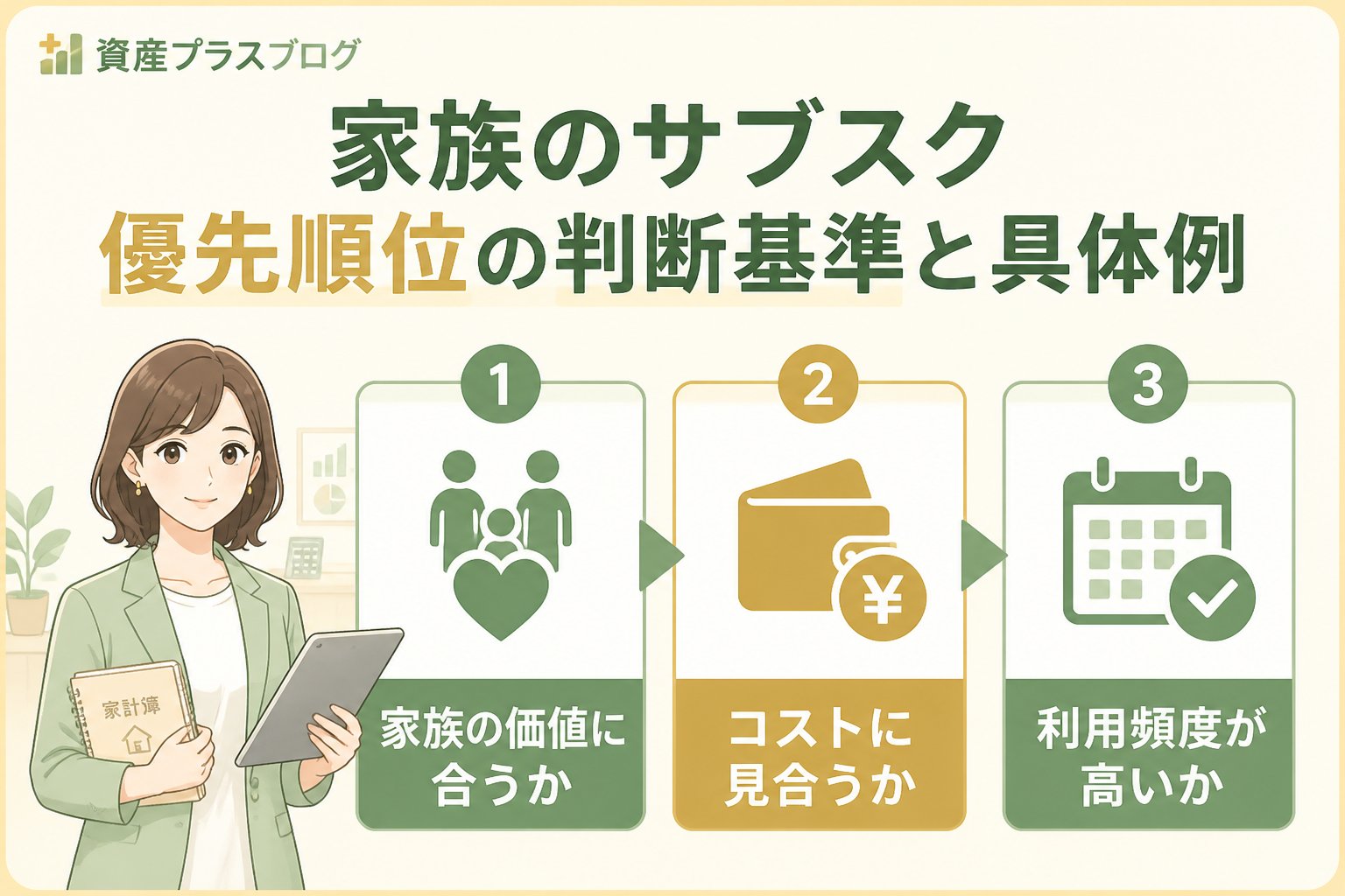 固定費見直し 家族のサブスク優先順位の判断基準と具体例