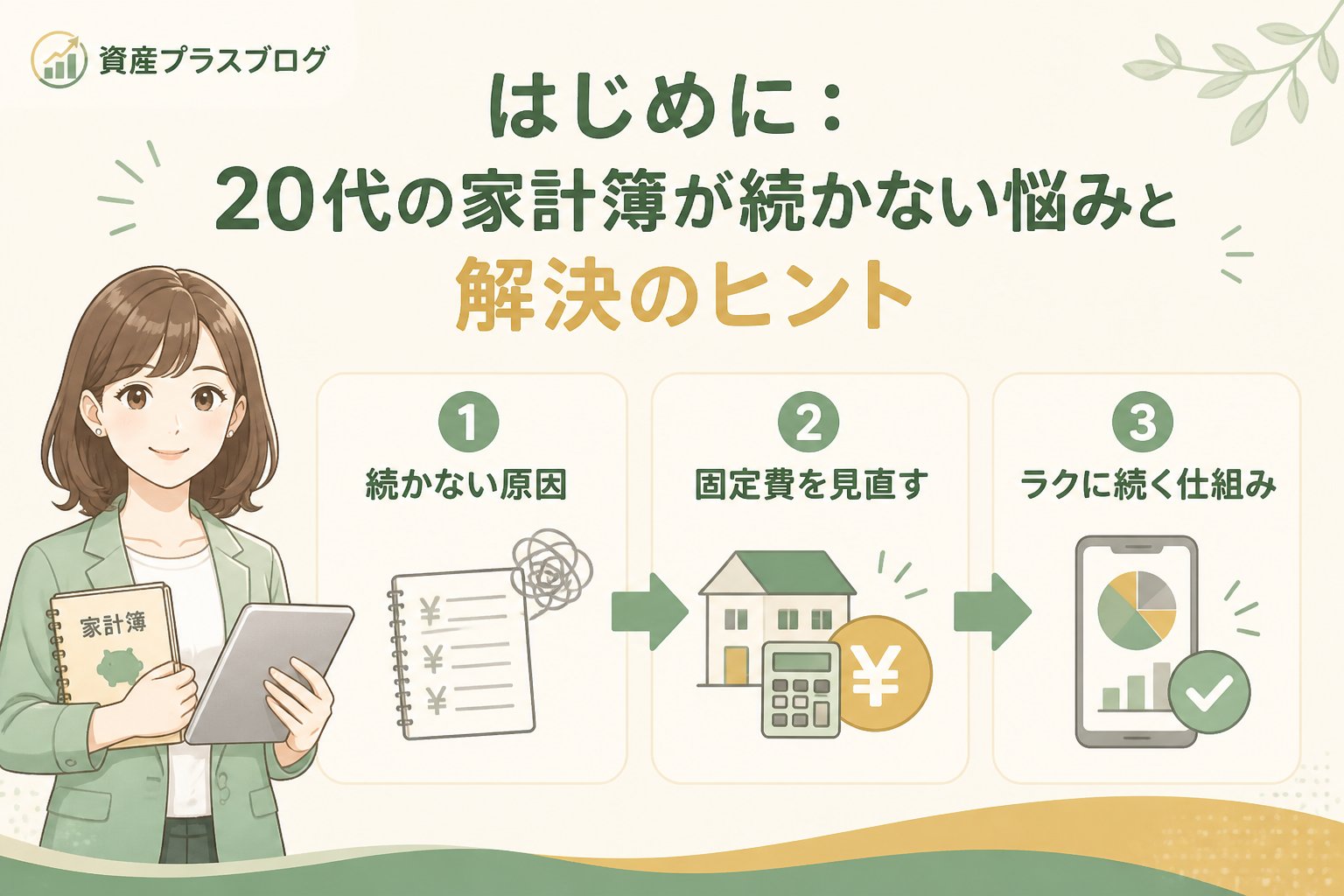 家計管理 はじめに：20代の家計簿が続かない悩みと解決のヒント
