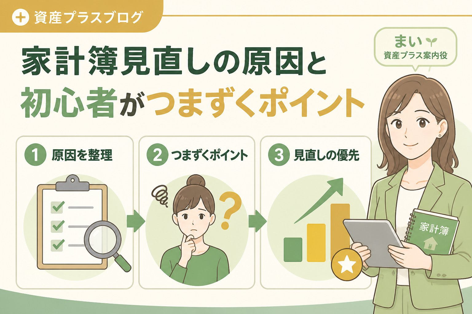 家計管理 家計簿見直しの原因と初心者がつまずくポイント
