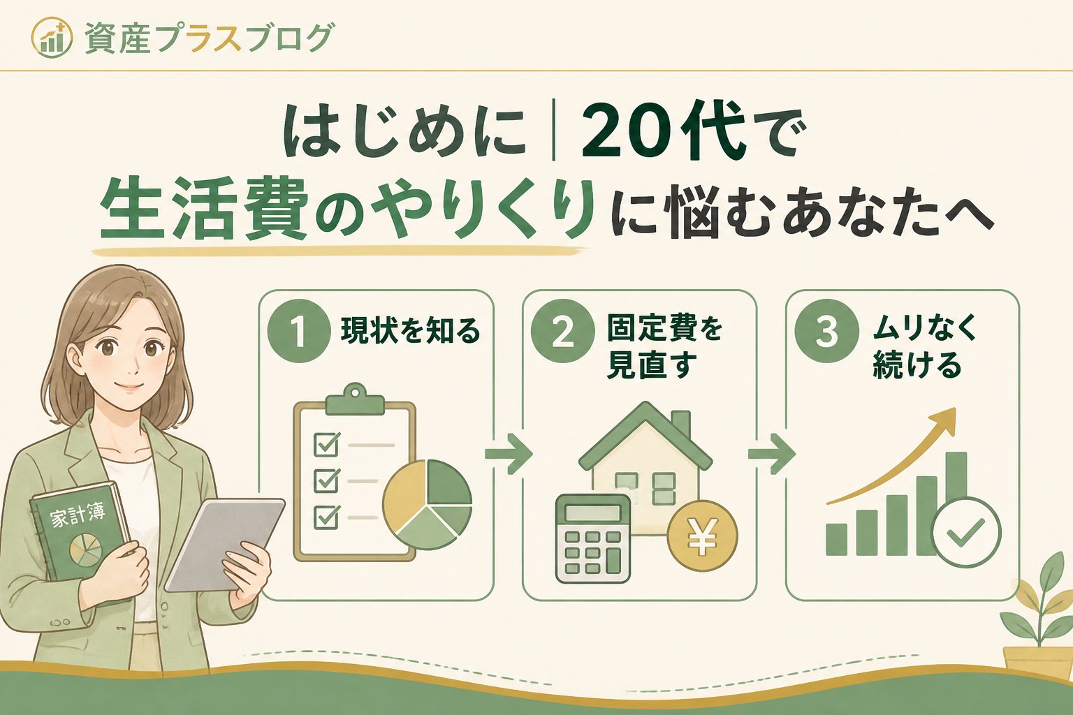 家計管理 はじめに｜20代で生活費のやりくりに悩むあなたへ