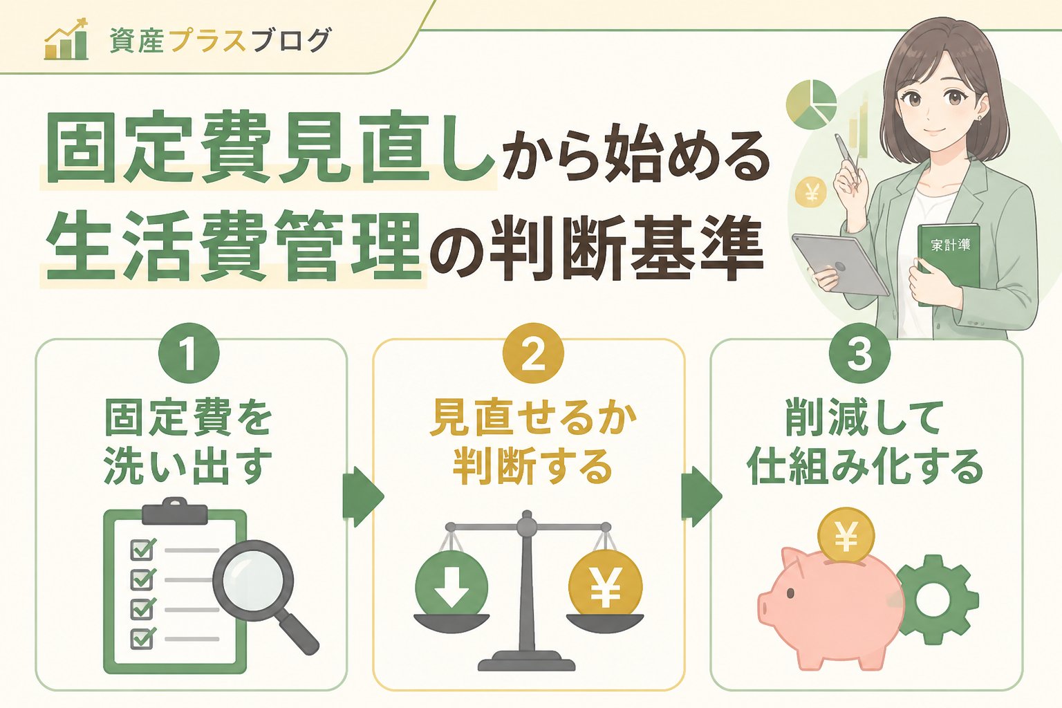 家計管理 固定費見直しから始める生活費管理の判断基準