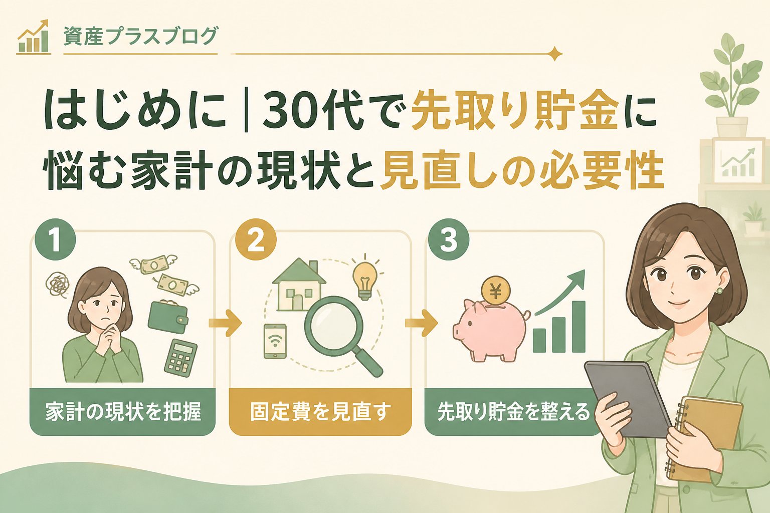 家計管理 はじめに|30代で先取り貯金に悩む家計の現状と見直しの必要性