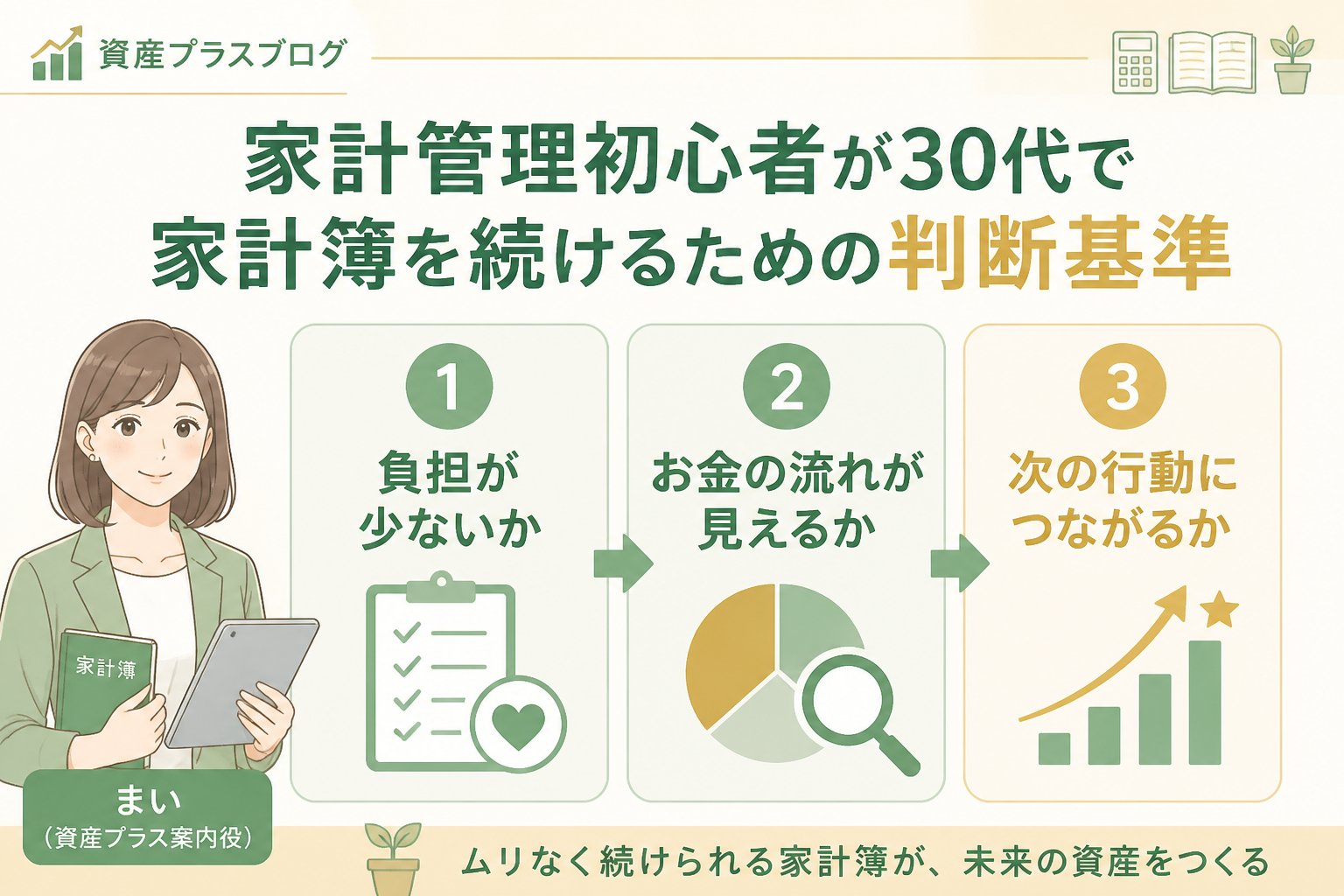 家計管理 家計管理初心者が30代で家計簿を続けるための判断基準
