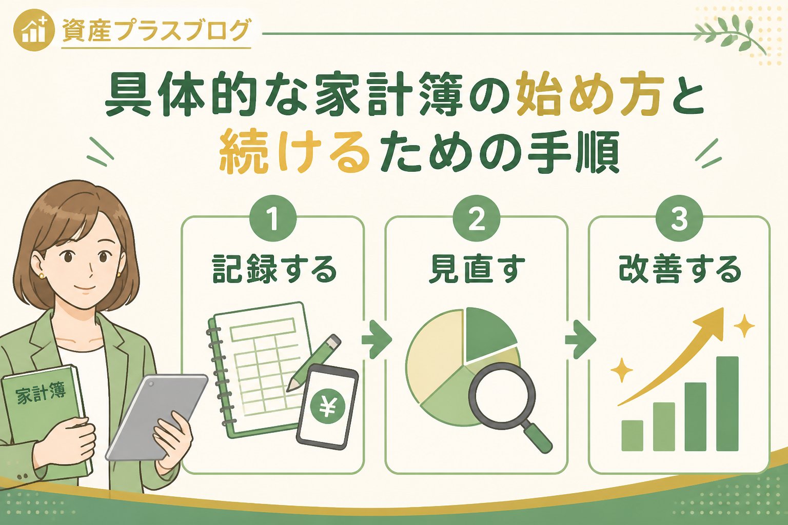家計管理 具体的な家計簿の始め方と続けるための手順