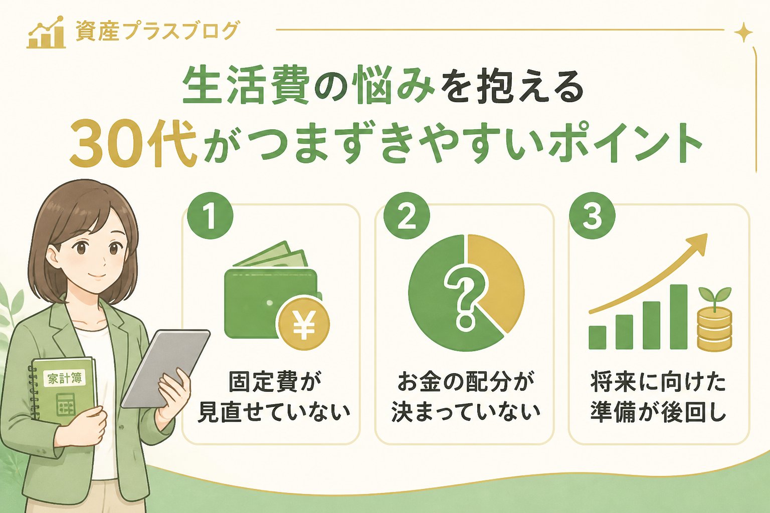 家計管理 生活費の悩みを抱える30代がつまずきやすいポイント
