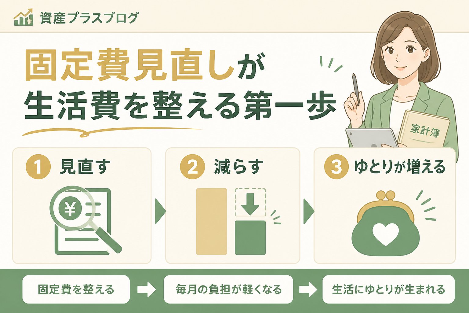 家計管理 固定費見直しが生活費を整える第一歩