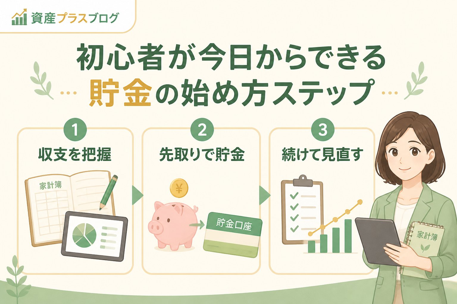 家計管理 初心者が今日からできる貯金の始め方ステップ