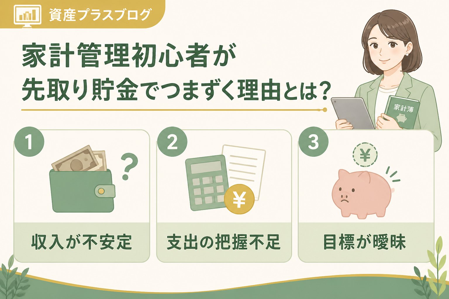 家計管理 家計管理初心者が先取り貯金でつまずく理由とは？