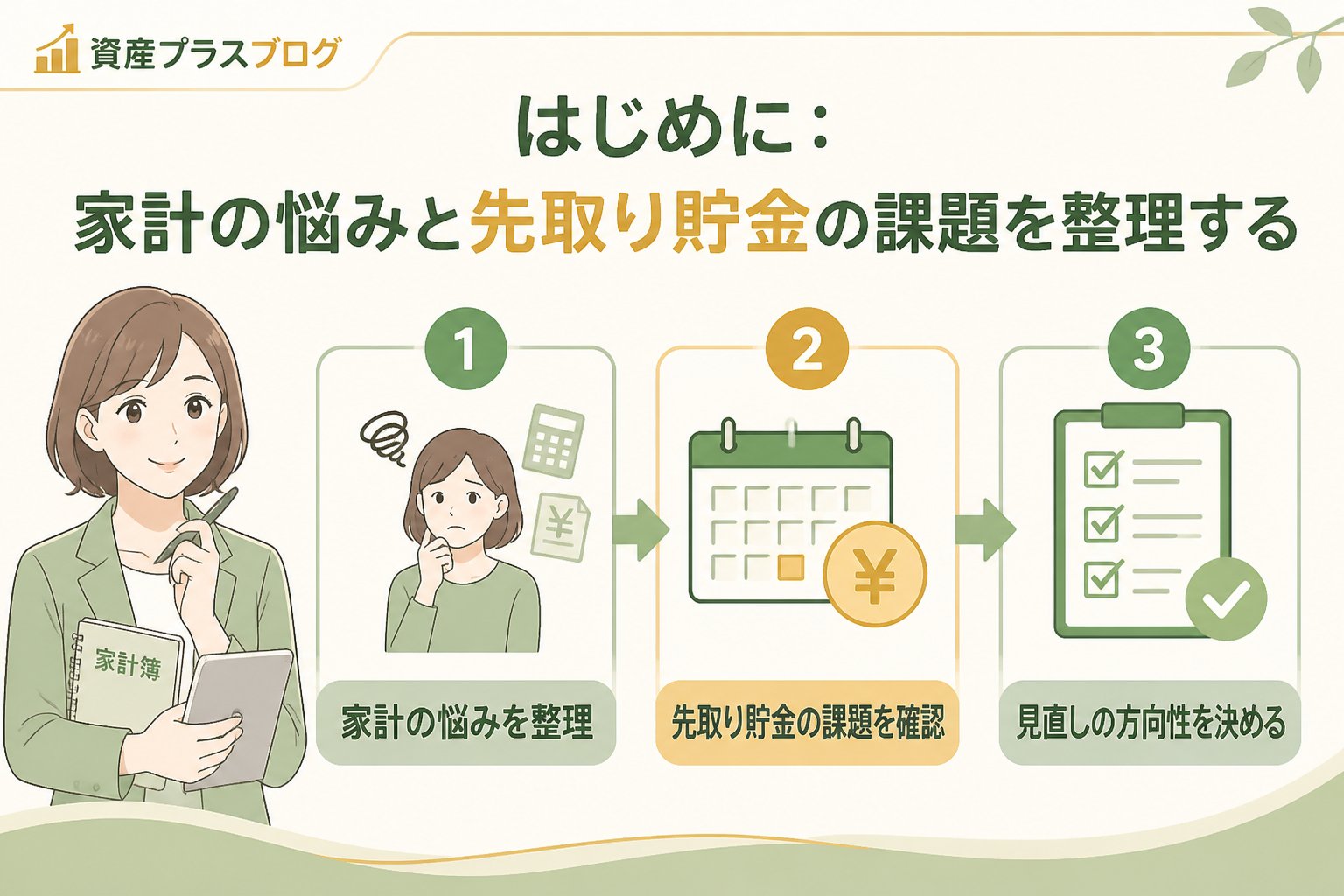 家計管理 はじめに：家計の悩みと先取り貯金の課題を整理する