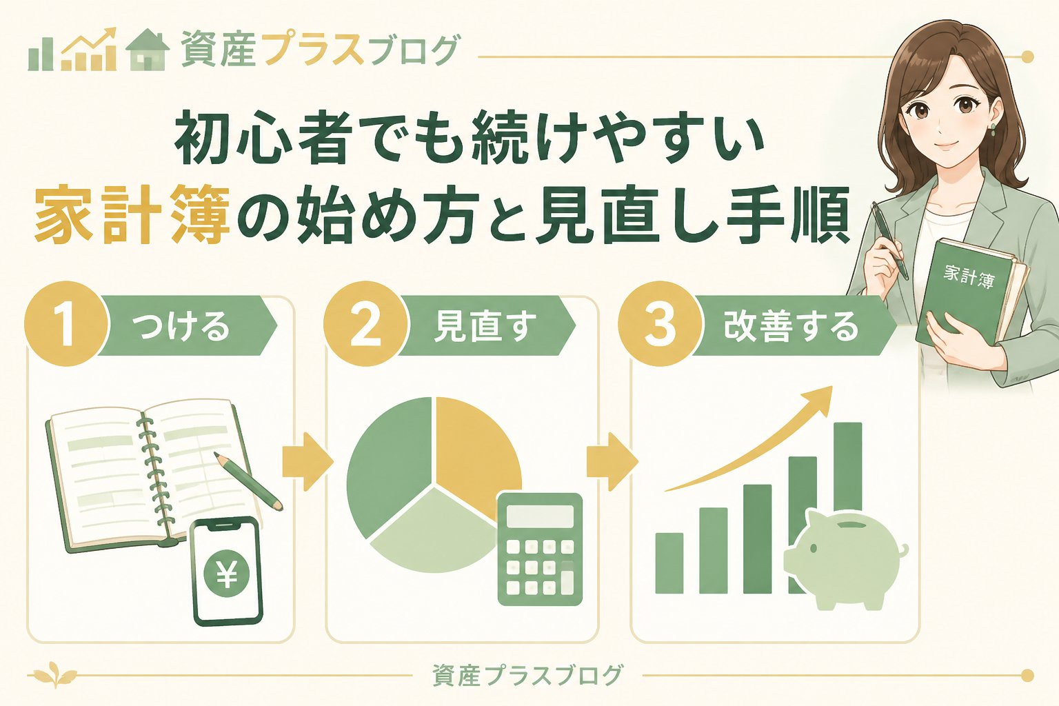 家計管理 初心者でも続けやすい家計簿の具体的な始め方と見直し手順