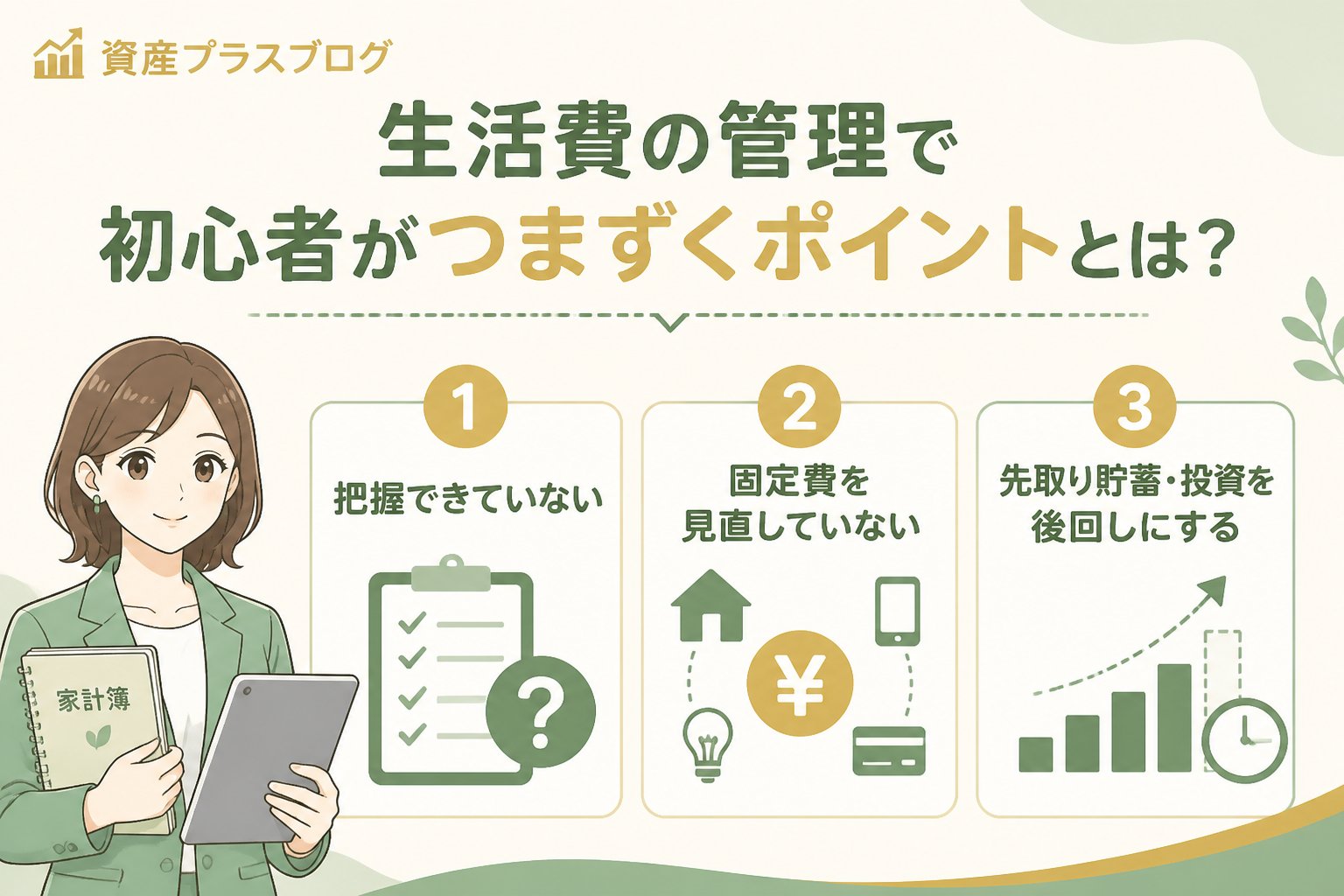 家計管理 生活費の管理で初心者がつまずくポイントとは？