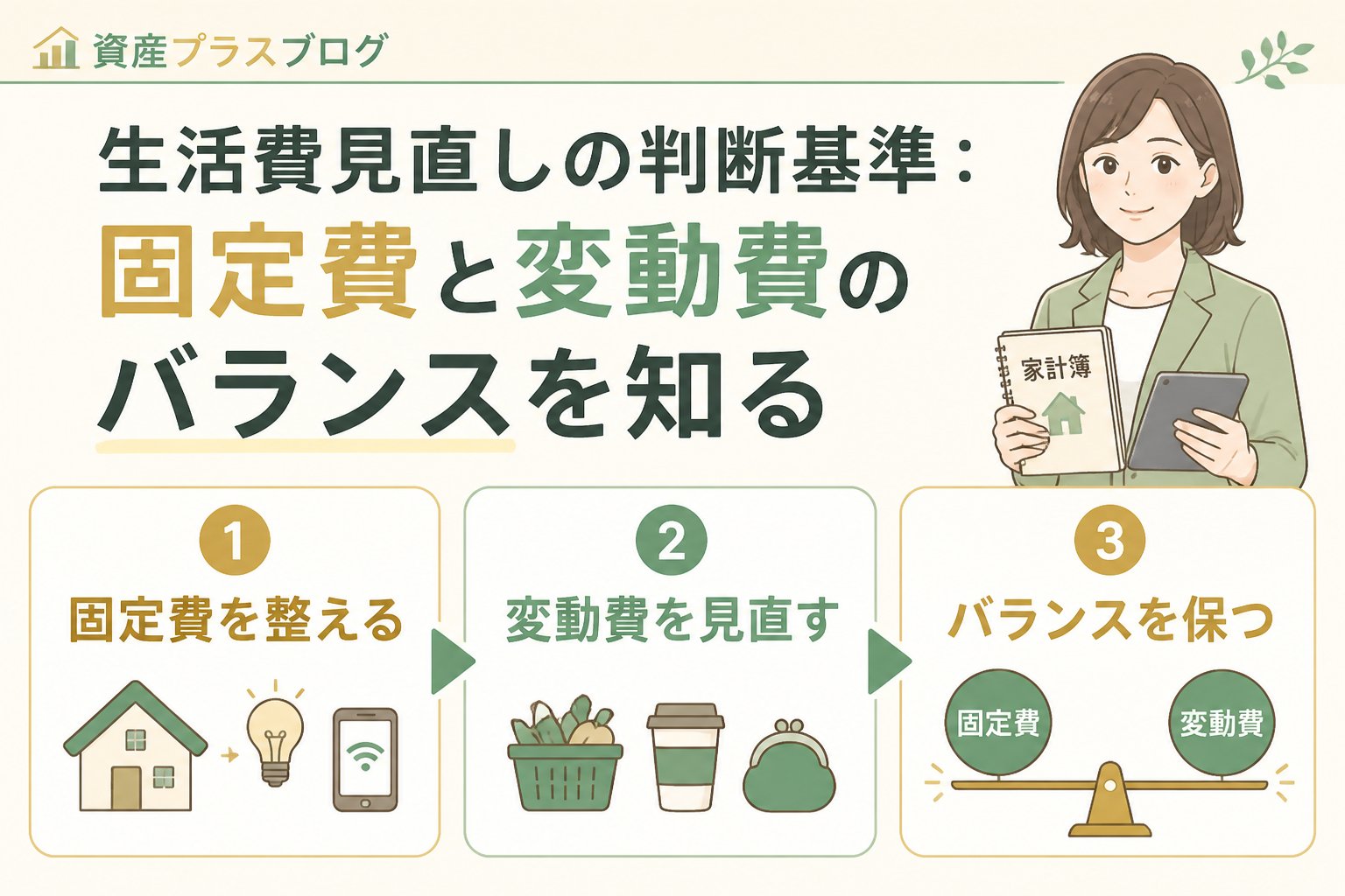 家計管理 生活費見直しの判断基準：固定費と変動費のバランスを知る