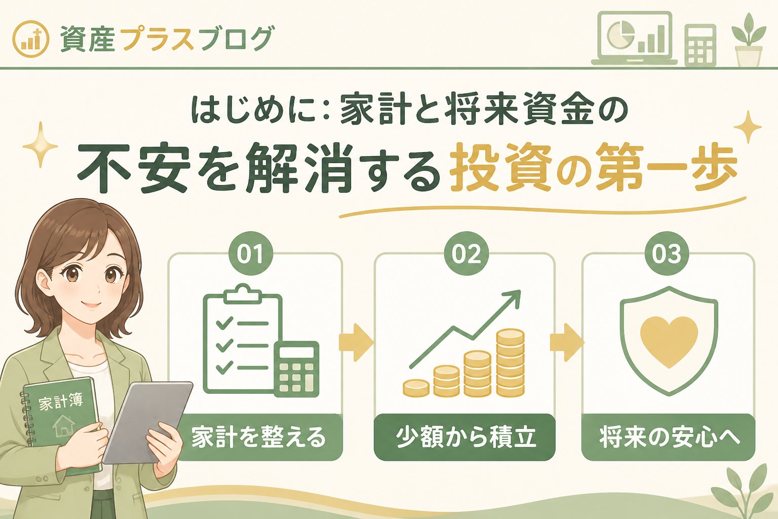 投資入門 はじめに：家計と将来資金の不安を解消する投資の第一歩
