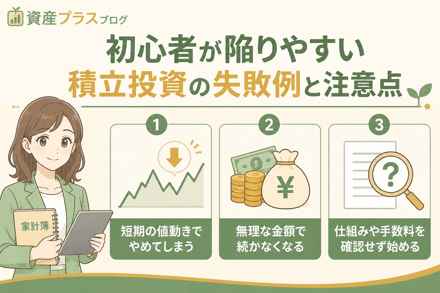 投資入門 初心者が陥りやすい積立投資の失敗例と注意点