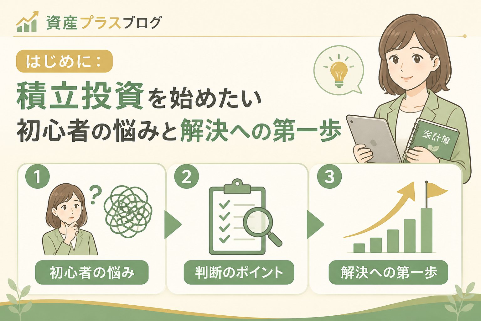 投資入門 はじめに：積立投資を始めたい初心者の悩みと解決への第一歩