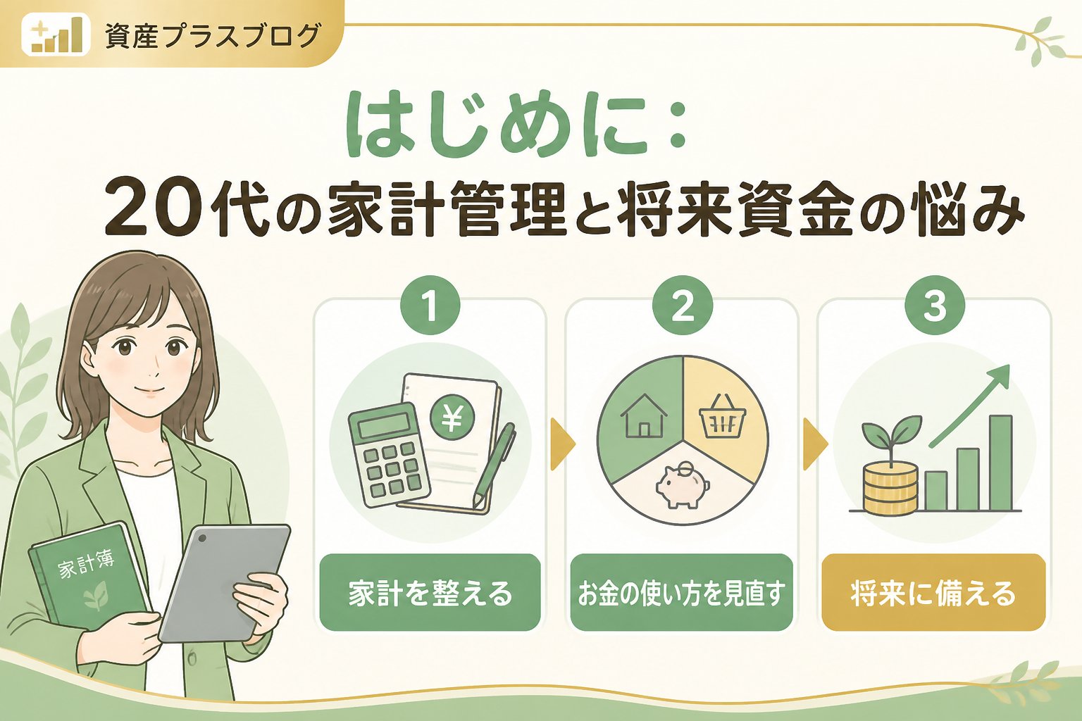 投資入門 はじめに：20代の家計管理と将来資金の悩み