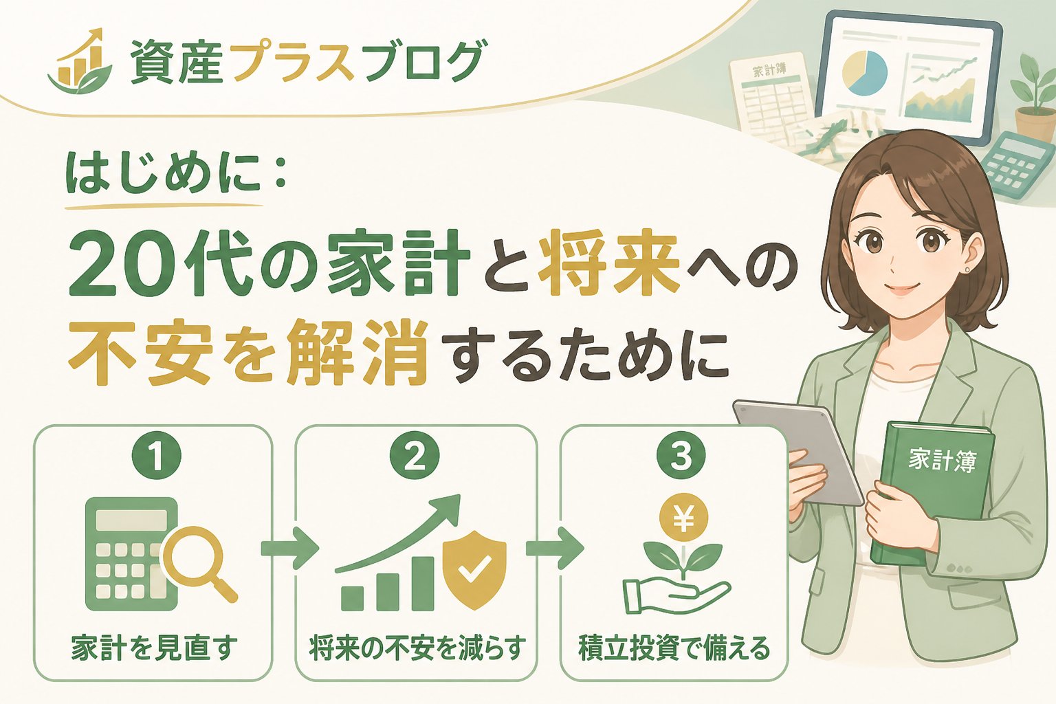 投資入門 はじめに：20代の家計と将来への不安を解消するために
