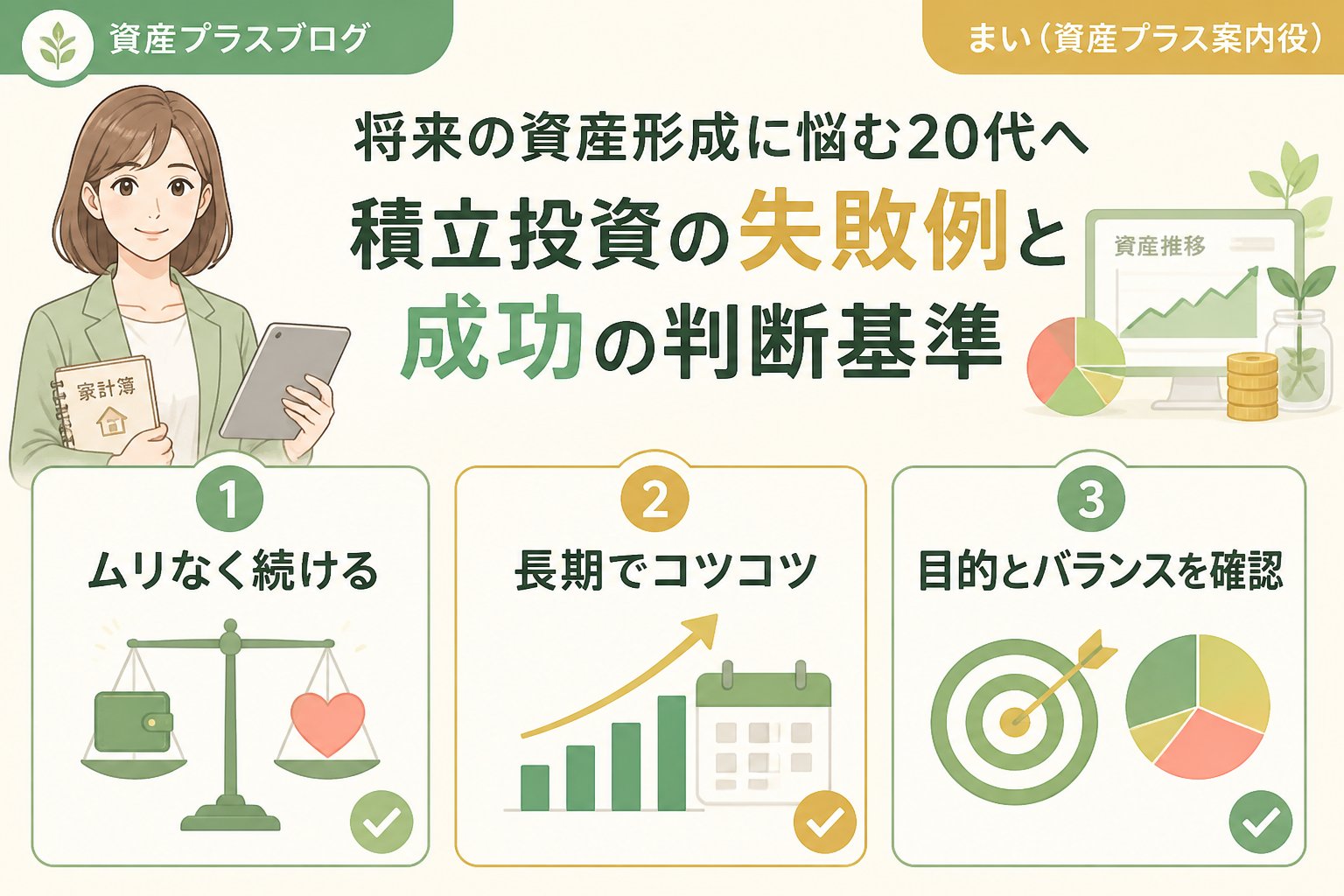 投資入門 将来の資産形成に悩む20代へのメッセージ