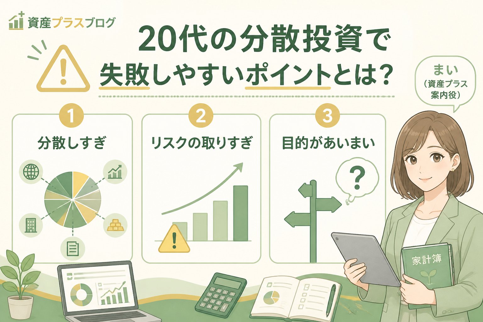 投資入門 20代の分散投資で失敗しやすいポイントとは？