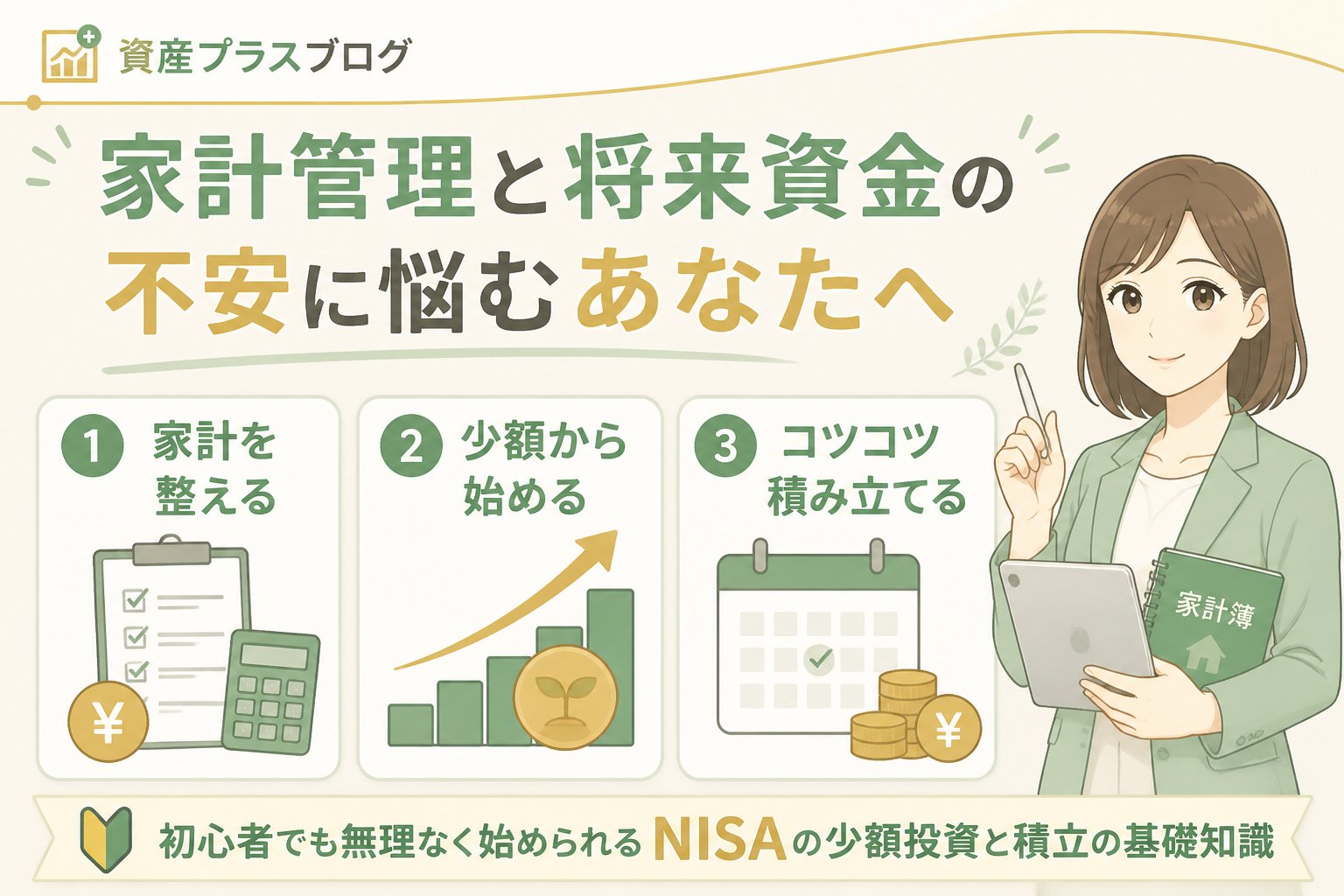 投資入門 家計管理と将来資金の不安に悩むあなたへ