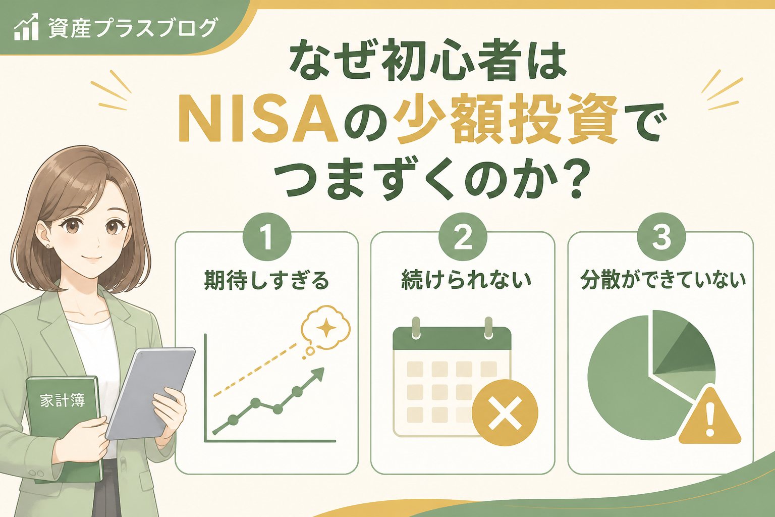 投資入門 なぜ初心者はNISAの少額投資でつまずくのか？