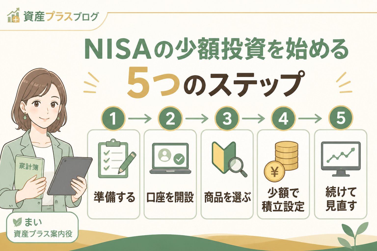 投資入門 NISAの少額投資を始める5つのステップ