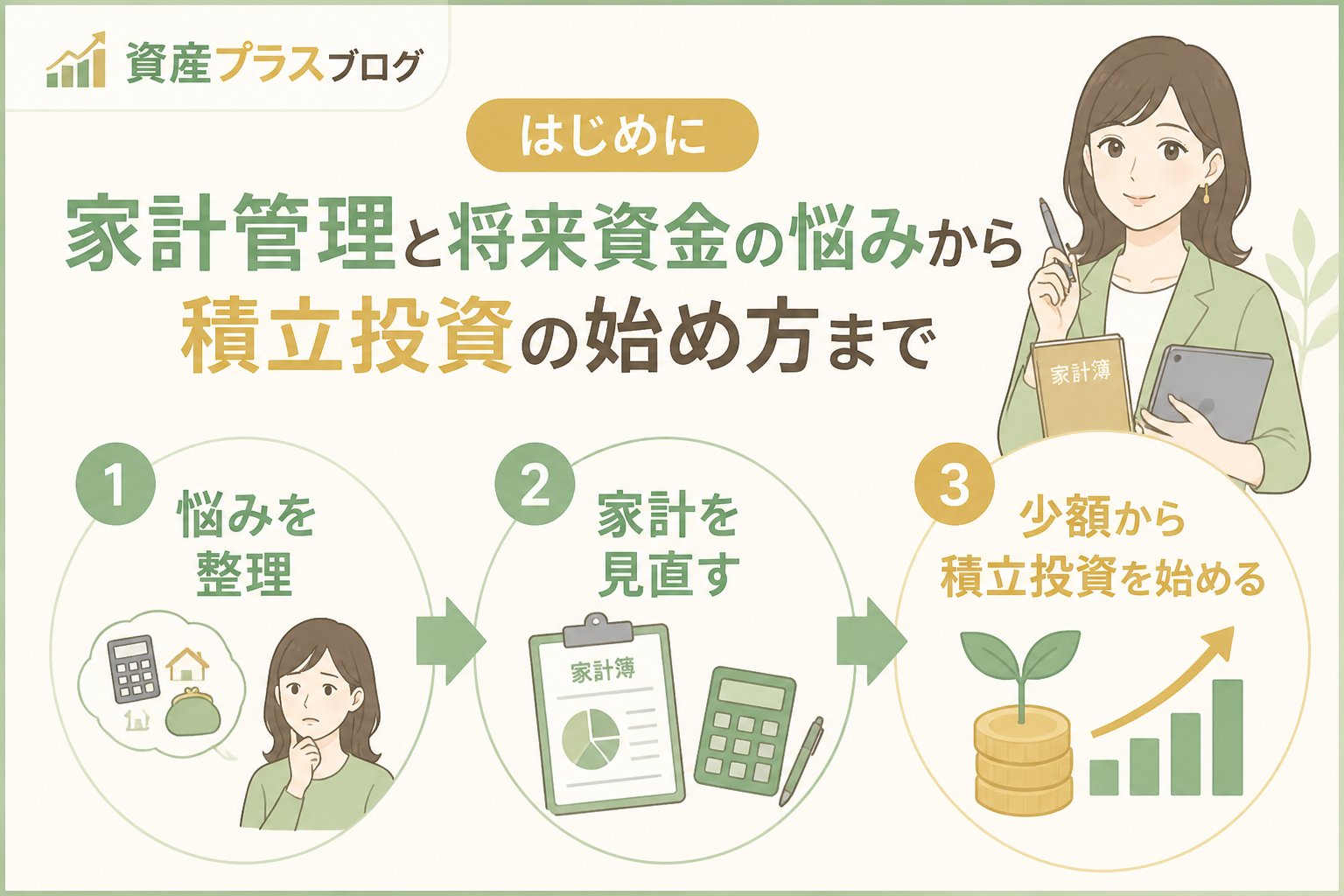 投資入門 はじめに：家計管理と将来資金の悩みから積立投資の始め方まで