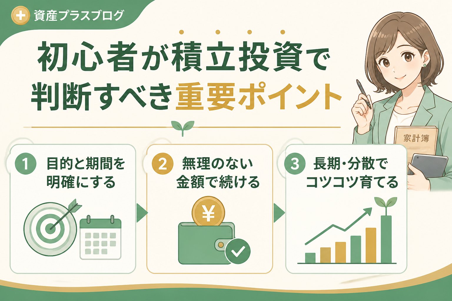 投資入門 初心者が積立投資で判断すべき重要ポイント