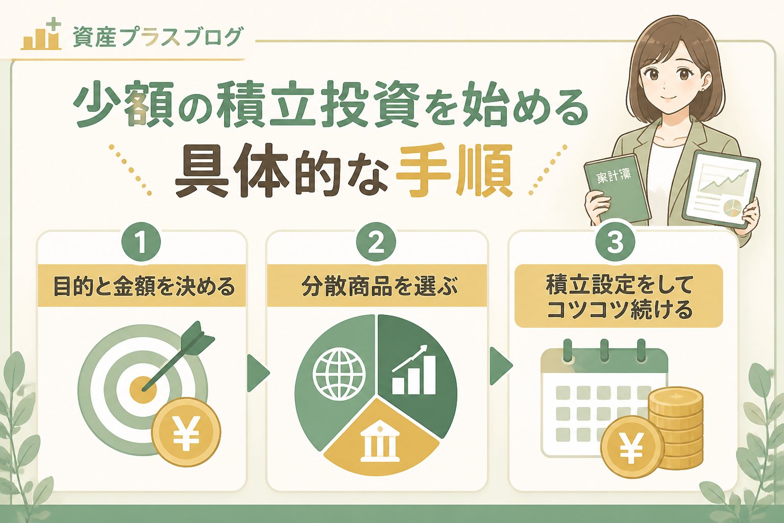 投資入門 少額の積立投資を始める具体的な手順