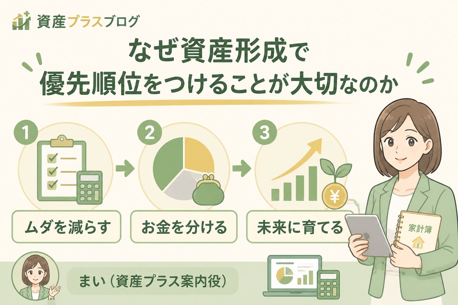 資産形成 なぜ資産形成で優先順位をつけることが大切なのか