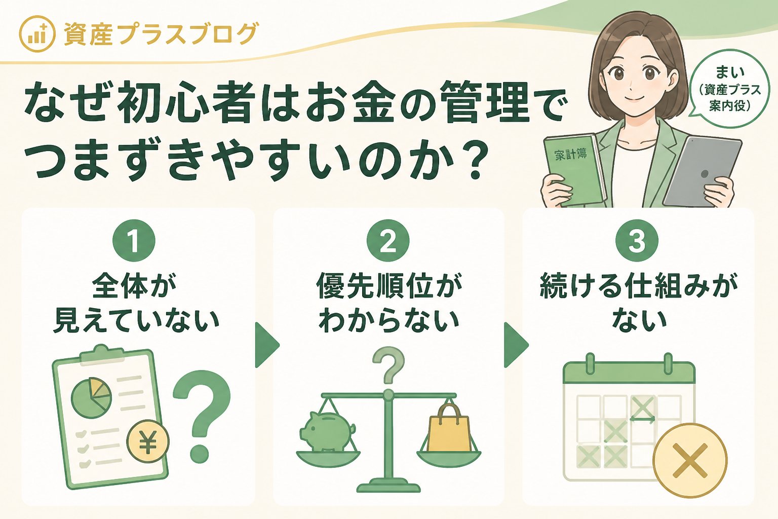 資産形成 なぜ初心者はお金の管理でつまずきやすいのか
