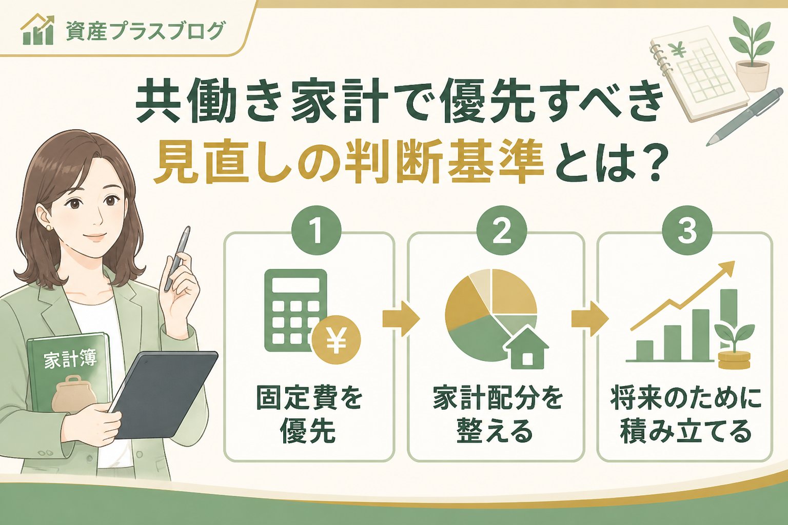 資産形成 共働き家計で優先すべき見直しの判断基準とは?