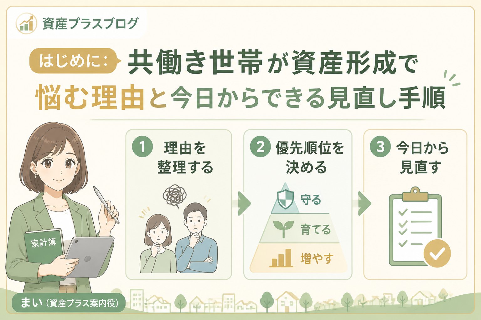 資産形成 はじめに：共働き世帯が資産形成で悩む理由と今日からできる見直し手順