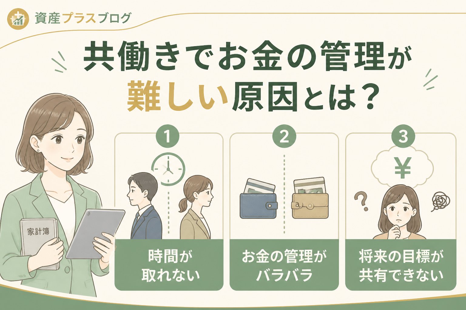 資産形成 共働きでお金の管理が難しい原因とは？