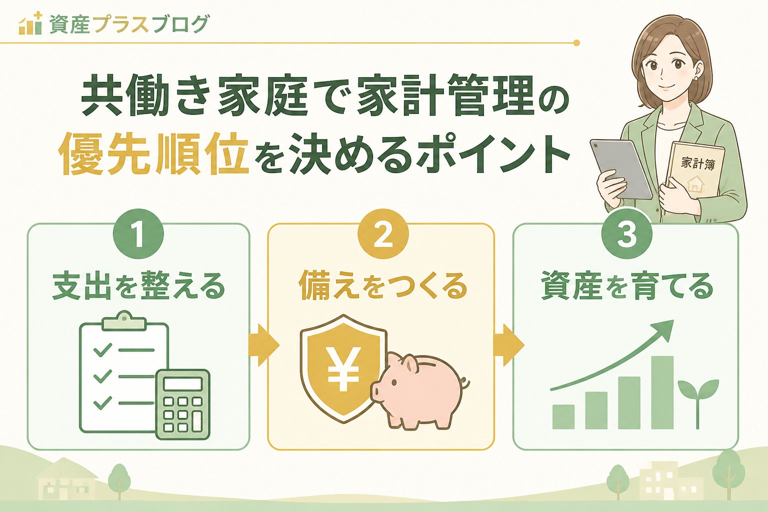 資産形成 共働き家庭で家計管理の優先順位を決めるポイント