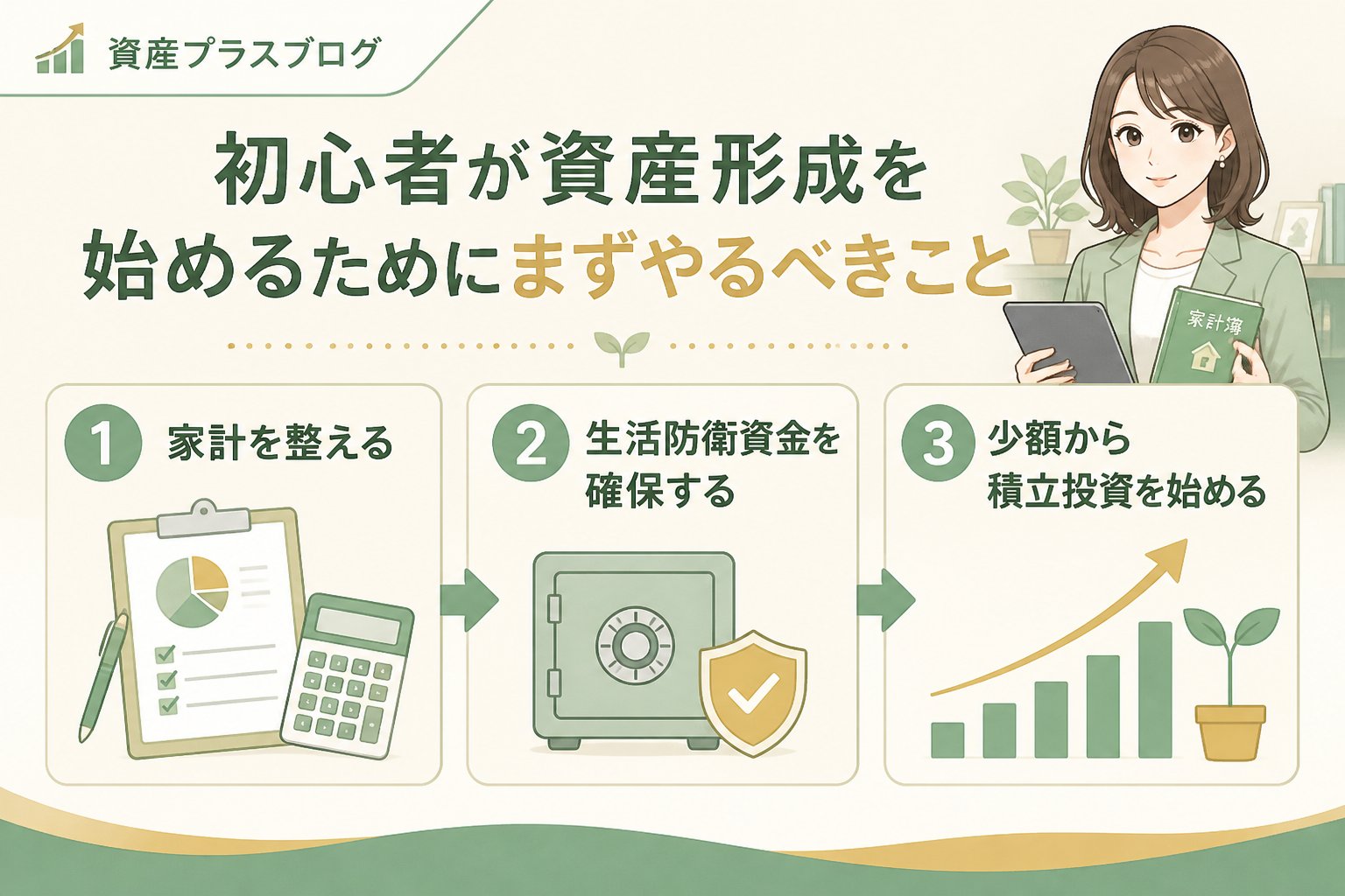 資産形成 初心者が資産形成を始めるためにまずやるべきこと