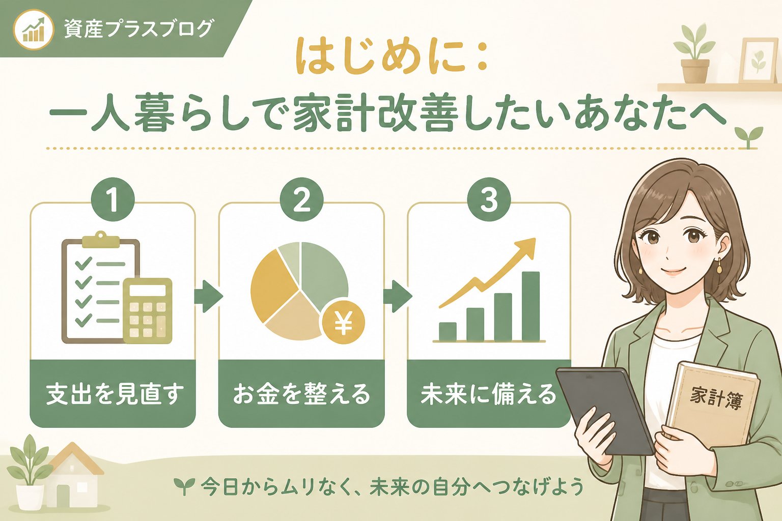 資産形成 はじめに:一人暮らしで家計改善したいあなたへ