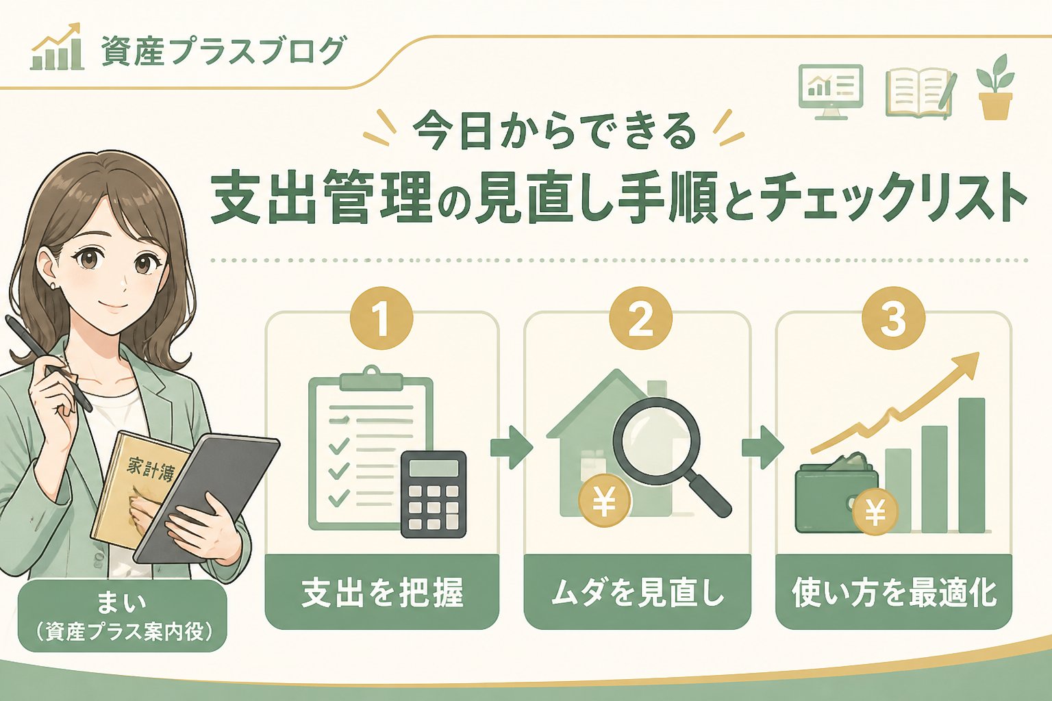 資産形成 今日からできる支出管理の見直し手順とチェックリスト