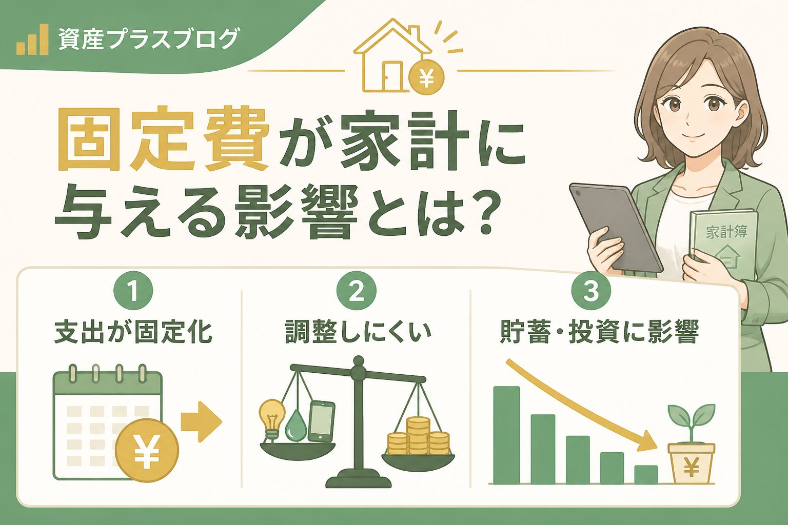 固定費見直し 固定費が家計に与える影響とは？