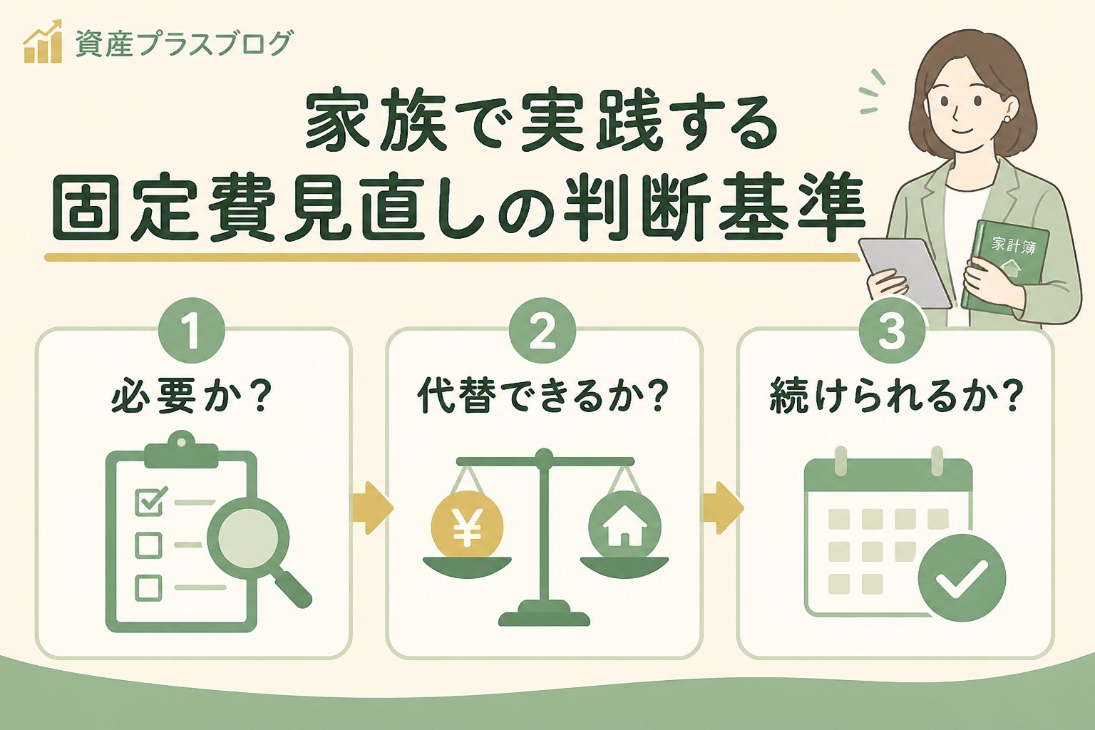 固定費見直し 家族で実践する固定費見直しの判断基準