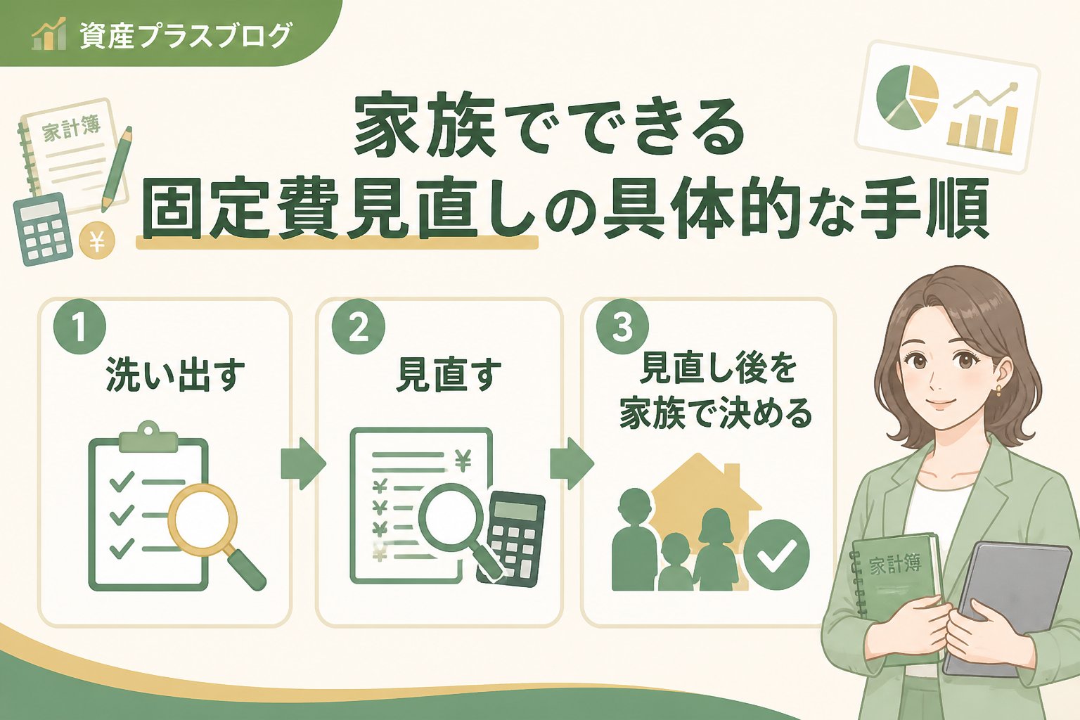 固定費見直し 家族でできる固定費見直しの具体的な手順