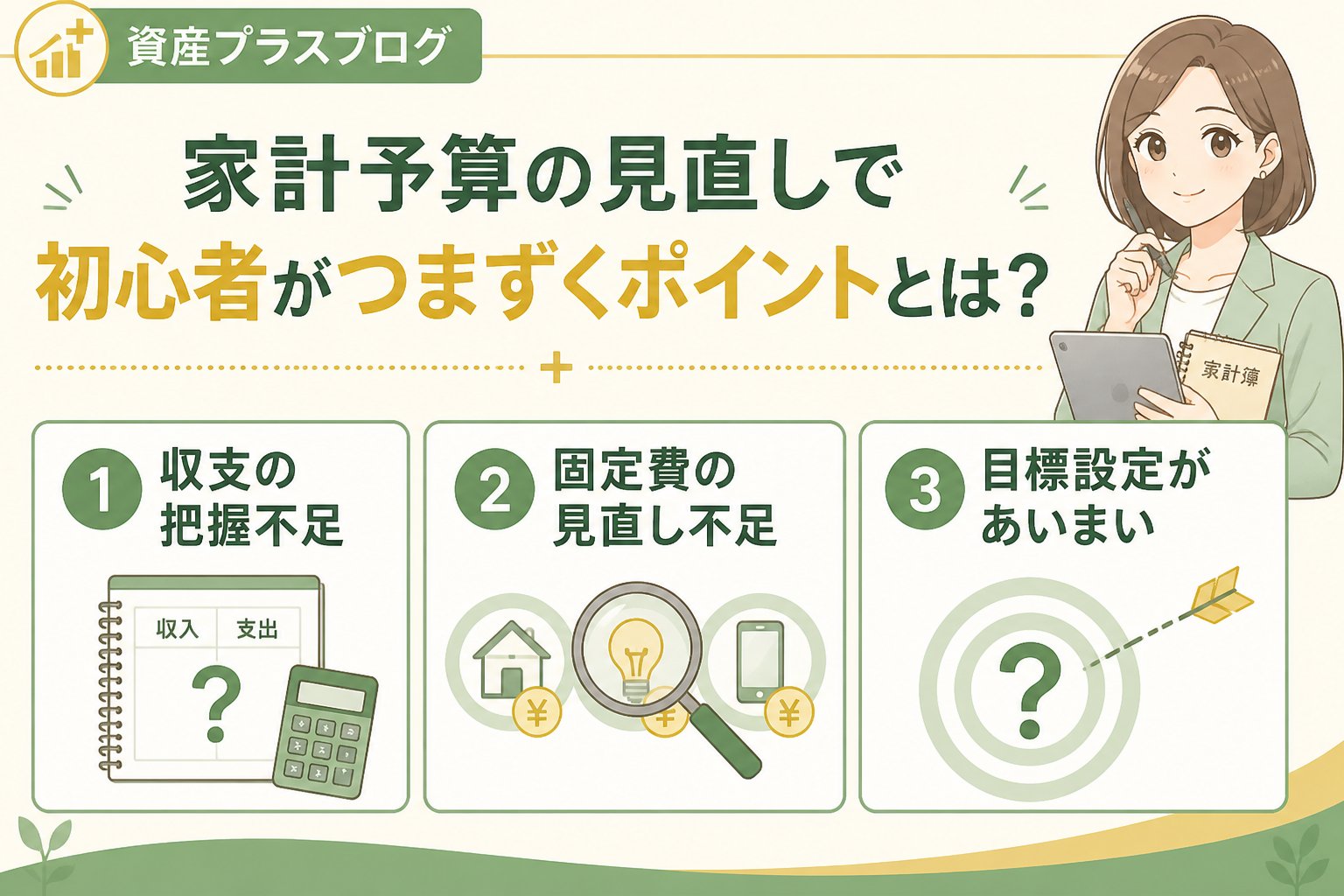 資産形成 家計予算の見直しで初心者がつまずくポイントとは？