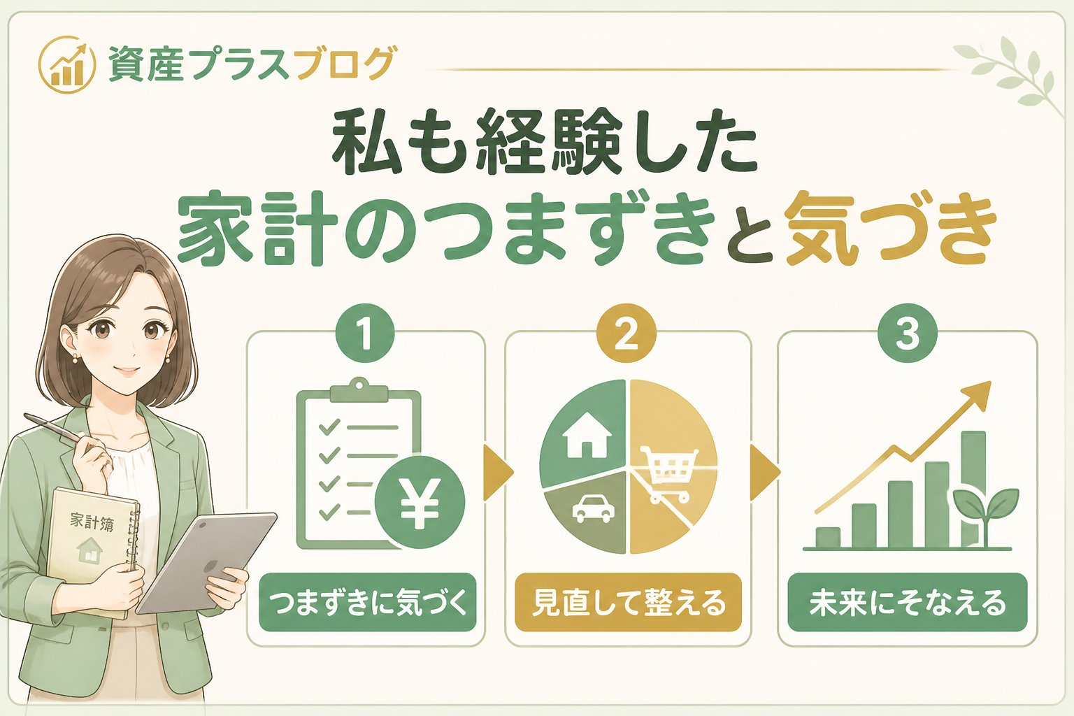 資産形成 私も経験した家計のつまずきと気づき