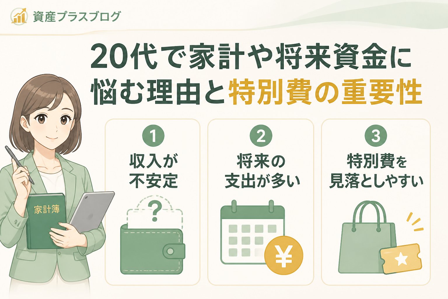 家計管理 20代で家計や将来資金に悩む理由と特別費の重要性