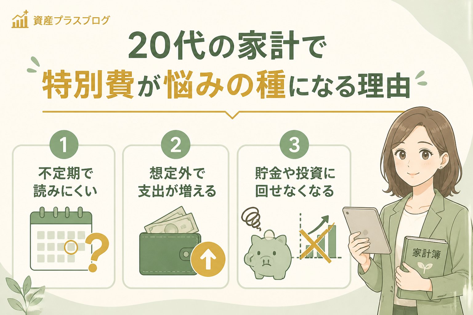 家計管理 20代の家計で特別費が悩みの種になる理由