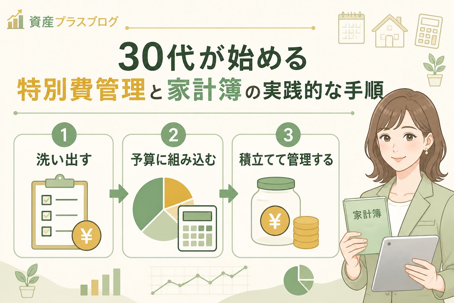 家計管理 30代が始める特別費管理と家計簿の実践的な手順
