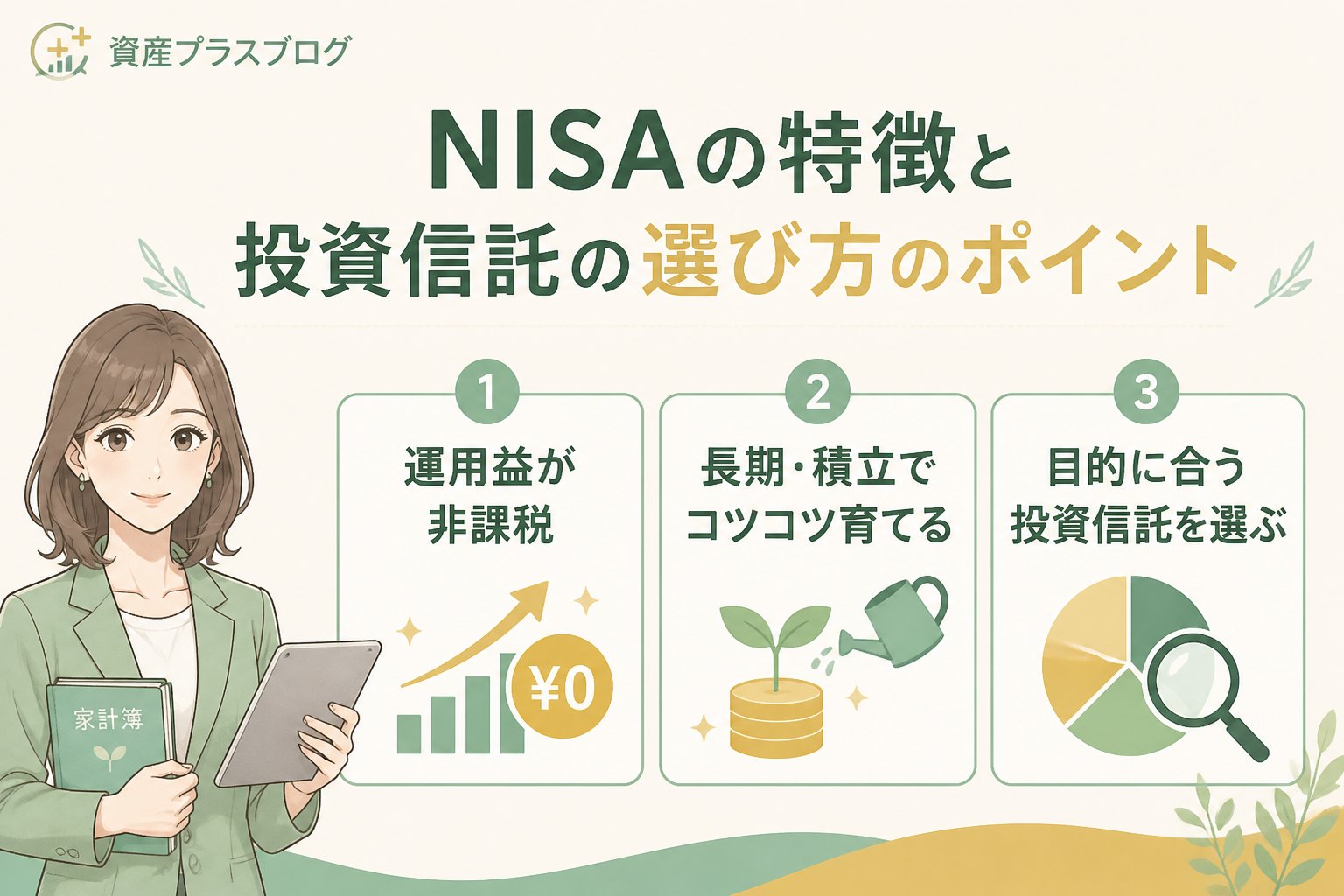 投資入門 NISAの特徴と投資信託の選び方のポイント