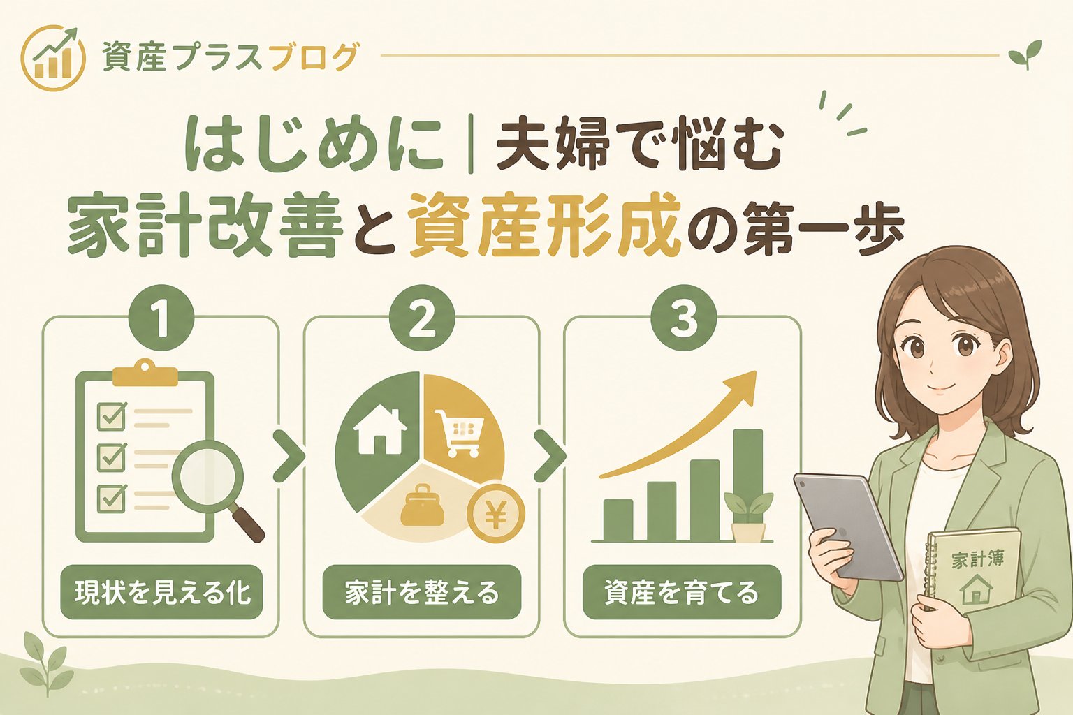 資産形成 はじめに|夫婦で悩む家計改善と資産形成の第一歩